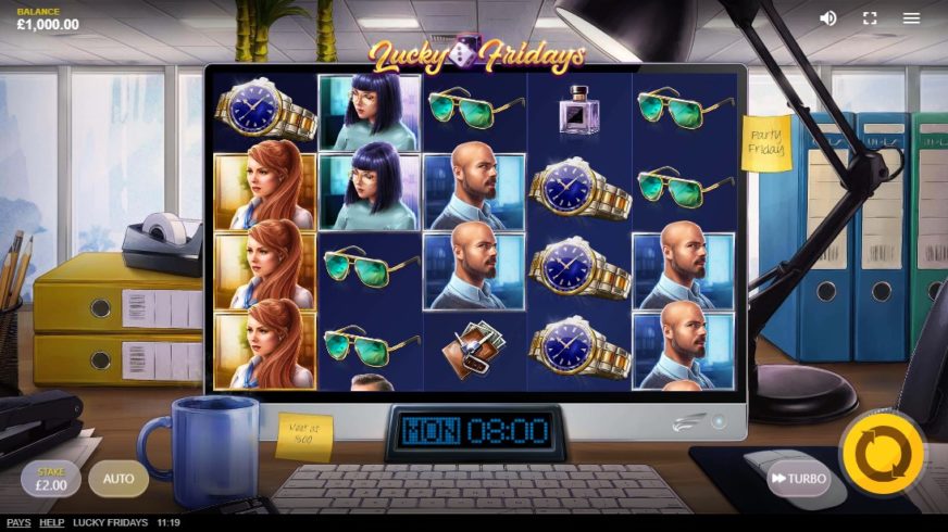 Lucky Fridays slot screen 1