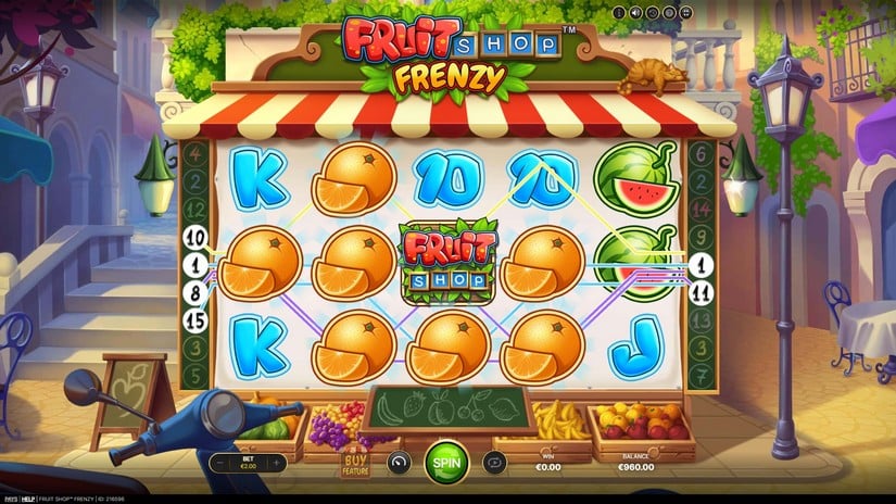 Fruit Shop Frenzy slot screen 2