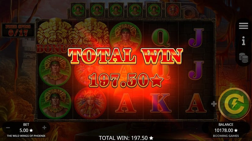 Wild Wings of Phoenix slot screen 9