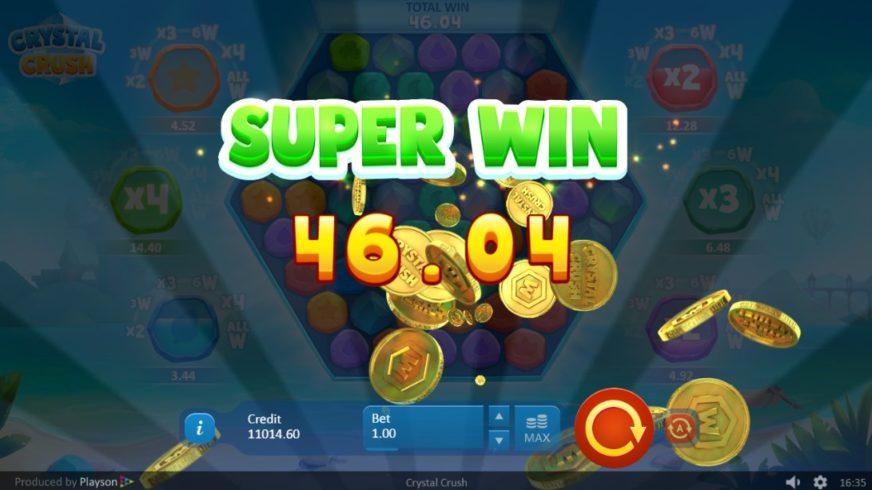 Crystal Crush slot screen 4