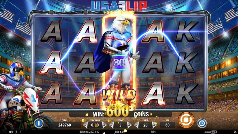 USA Flip slot screen 3