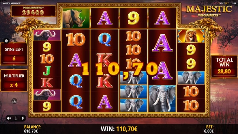 Majestic Megaways slot screen 6