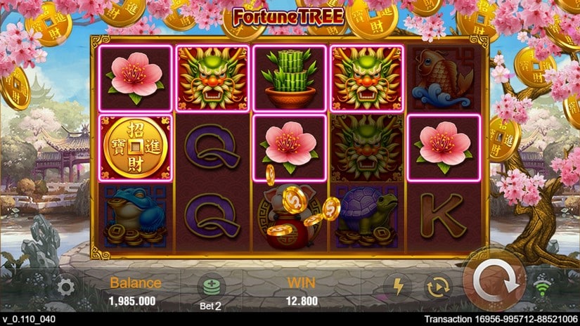 Fortune TREE slot screen 2