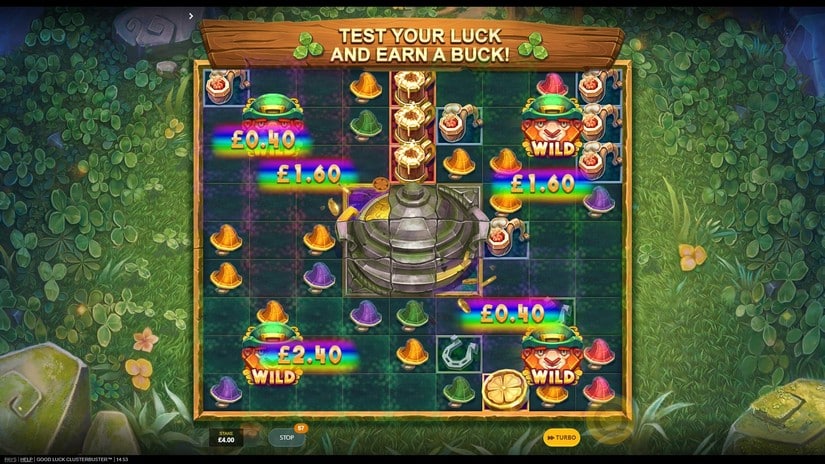 Good Luck Clusterbuster slot screen 4