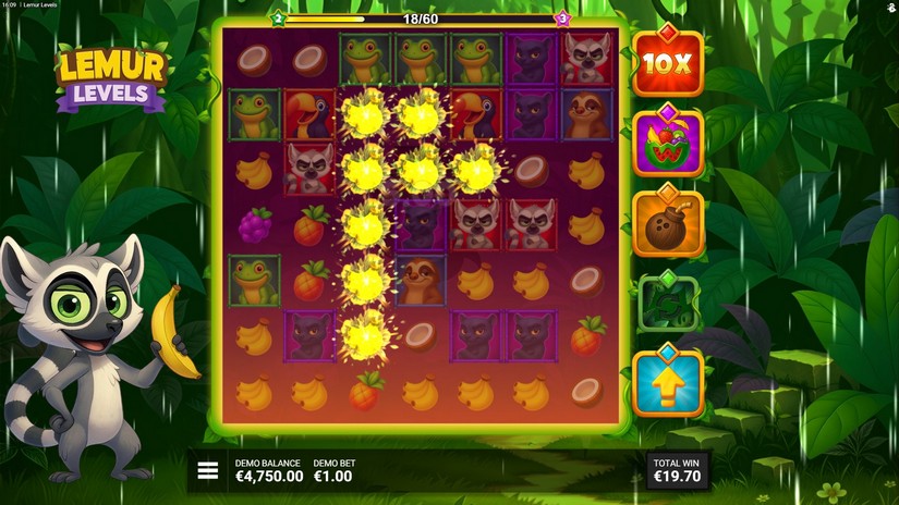 Lemur Levels slot screen 5