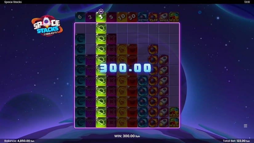 Space Stacks slot screen 6