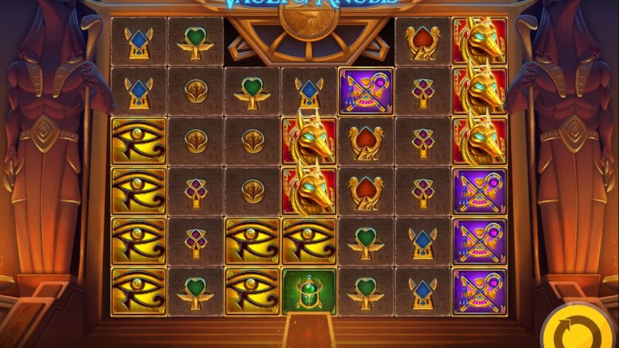 Vault of Anubis slot screen 1