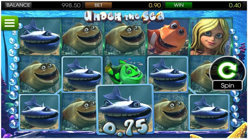 Under the Sea slot screen 4