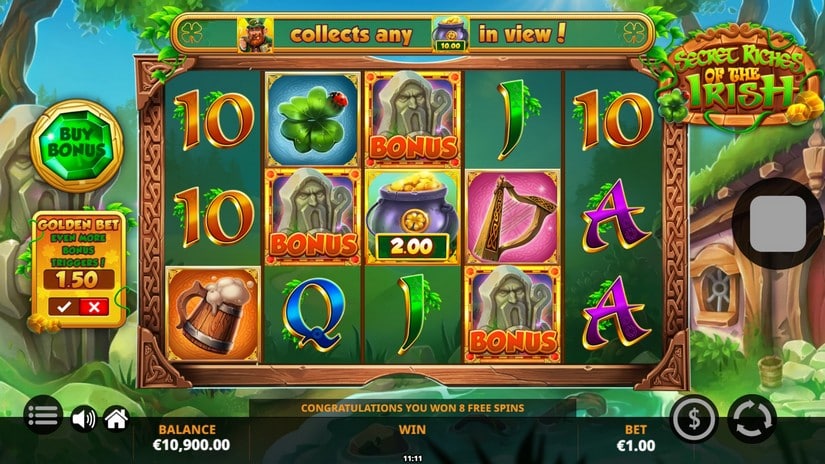 Secret Riches of the Irish slot screen 2