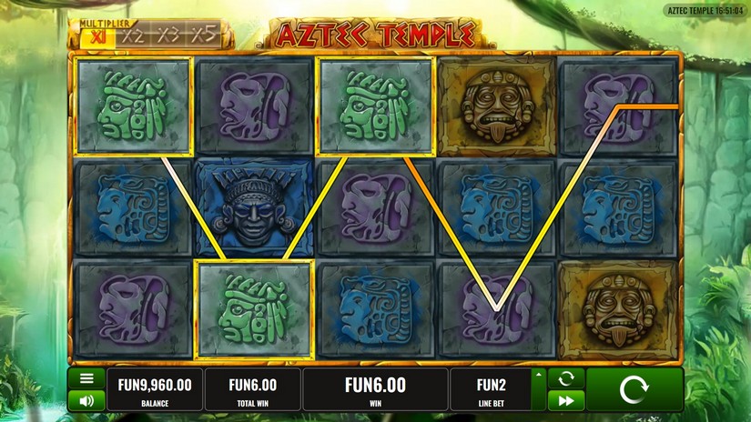 Aztec Temple slot screen 2