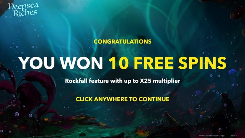 Deepsea Riches slot screen 2