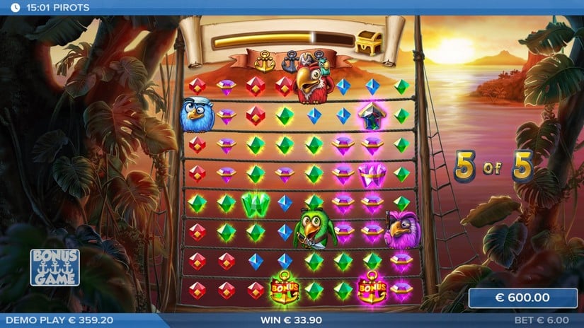 Pirots slot screen 8