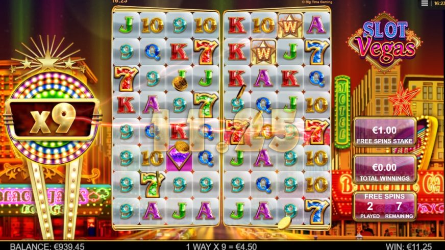 Slot Vegas Megaquads slot screen 4