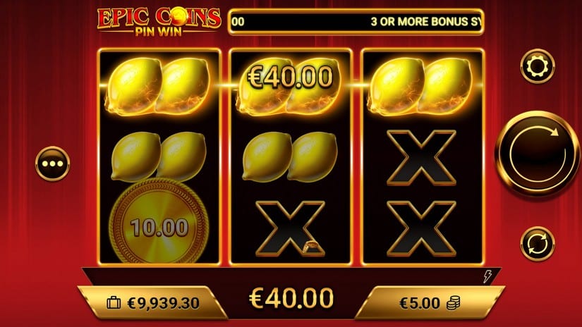 Epic Coins slot screen 2
