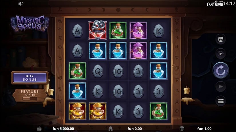 Mystic Spells slot screen 1