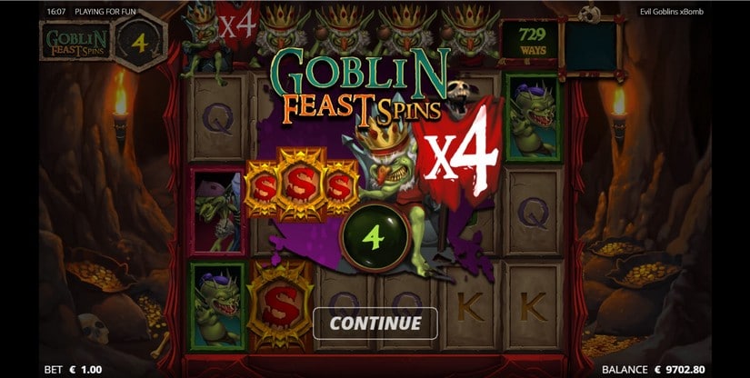 Evil Goblins slot screen 5