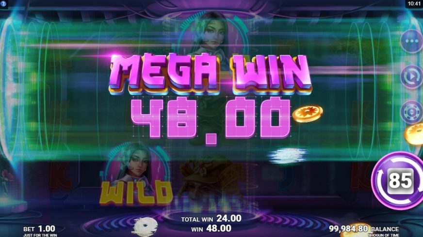 Shogun of Time slot screen 7