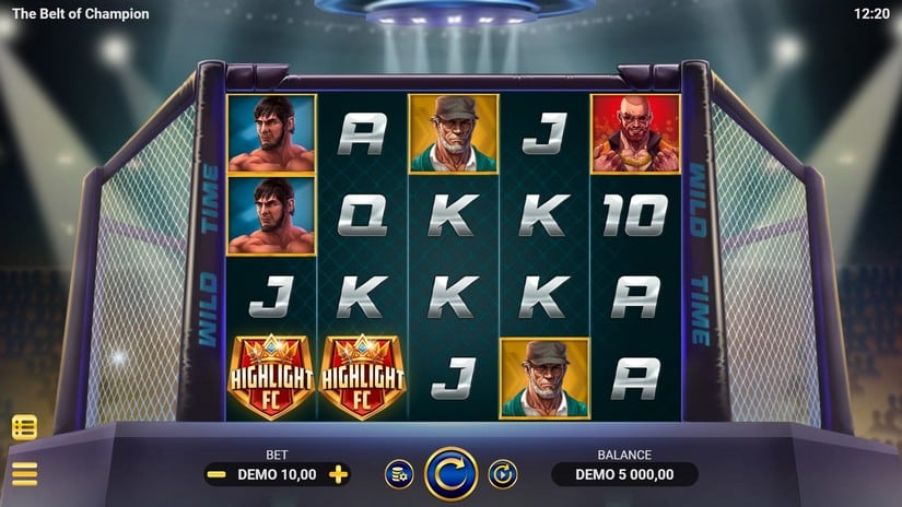 The Belt of Champion slot screen 1