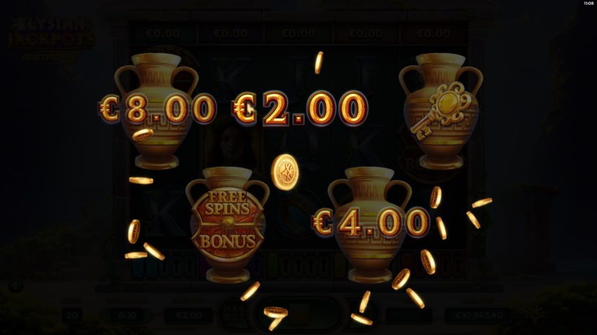 Elysian Jackpots slot screen 2