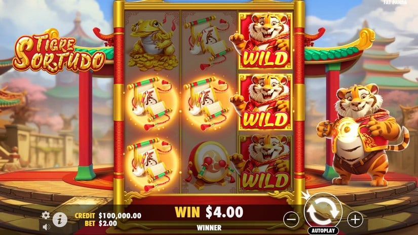 Tigre Sortudo slot screen 3