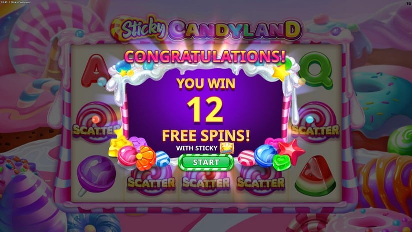Sticky Candyland slot screen 3