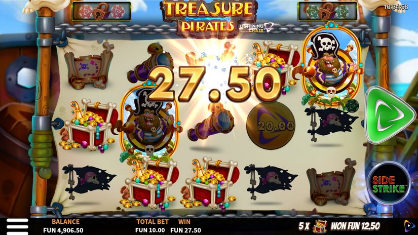 Treasure Pirates slot screen 4