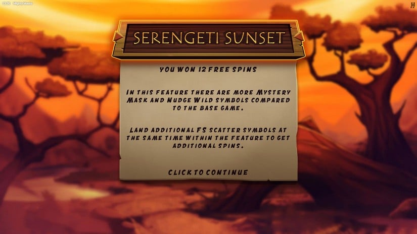 Mighty Masks slot screen 4