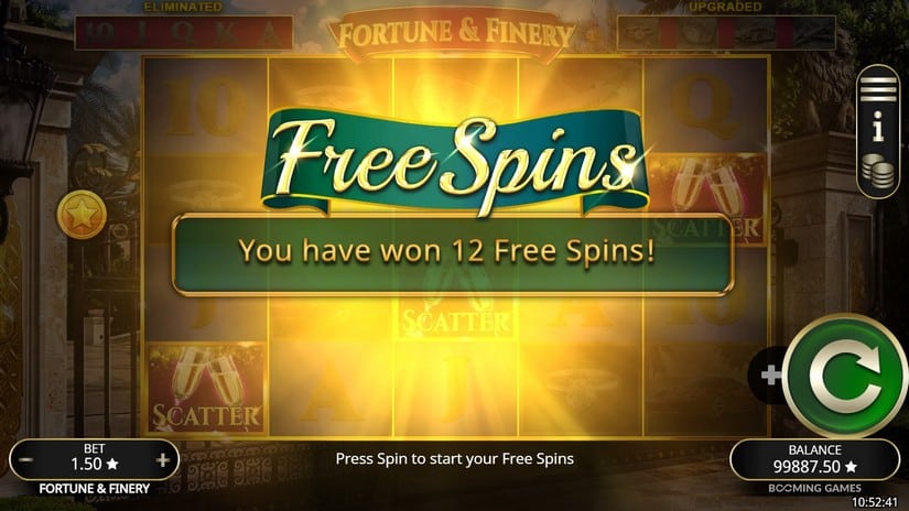 Fortune & Finery slot screen 3