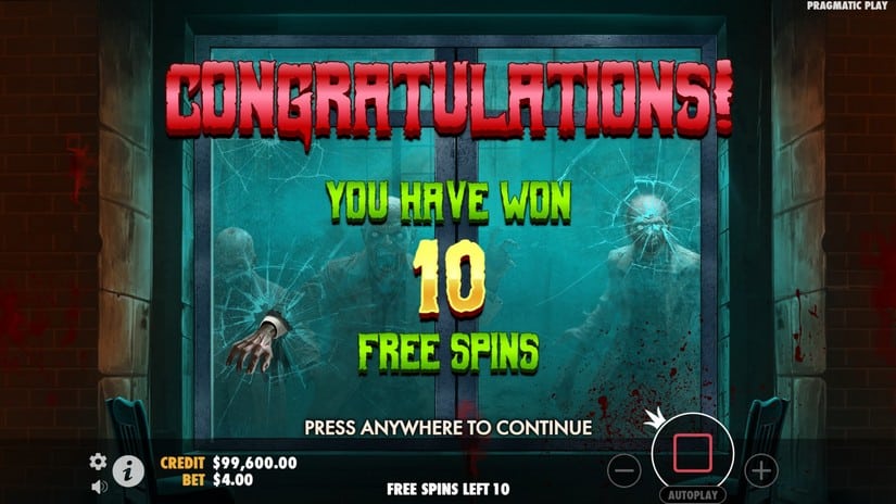 Zombie School Megaways slot screen 2