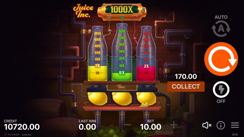 Juice Inc. slot screen 3