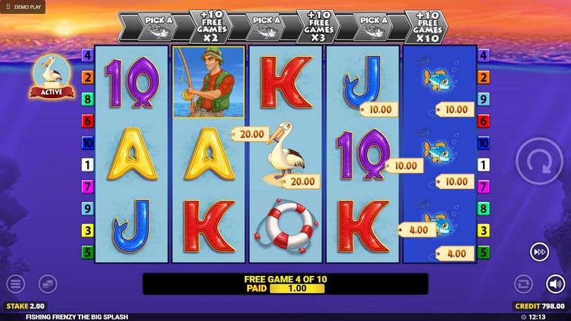 Fishin Frenzy The Big Splash slot screen 4