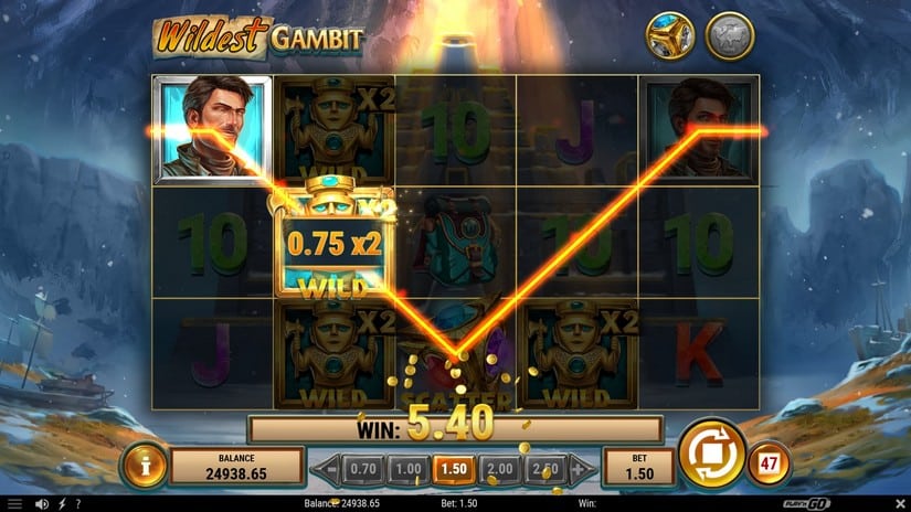 Wildest Gambit slot screen 4