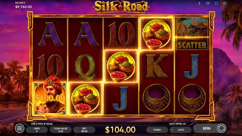 Silk Road slot screen 5