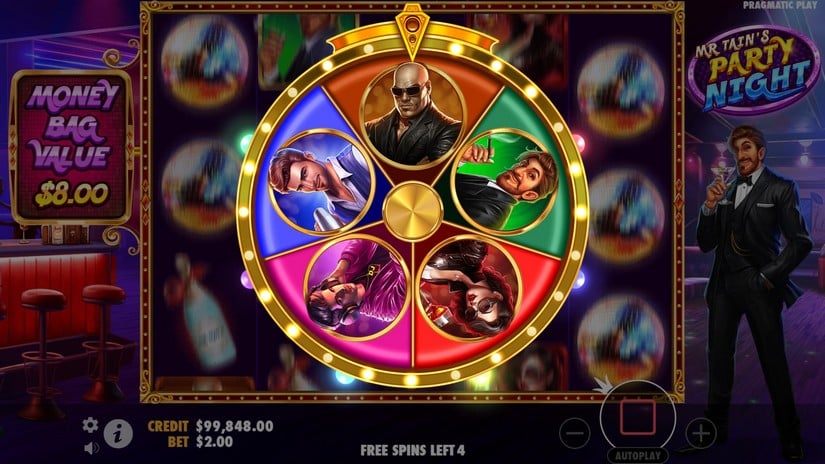 Mr Tain’s Party Night slot screen 4
