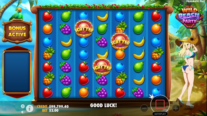 Wild Beach Party slot screen 3