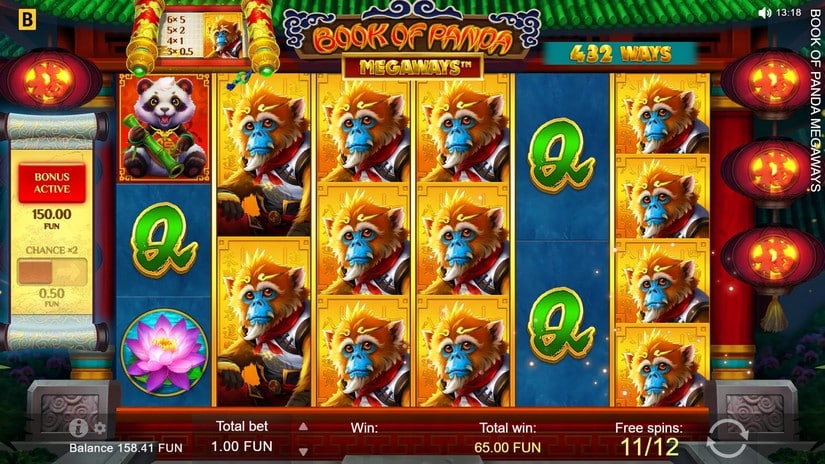 Book of Panda MEGAWAYS slot screen 6