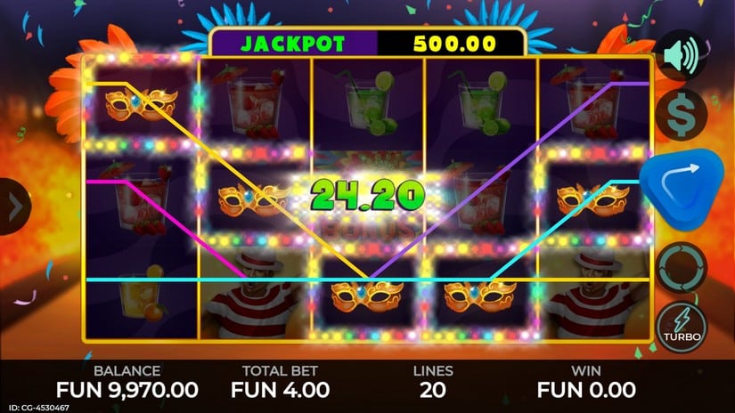 Carnival Beauties slot screen 2