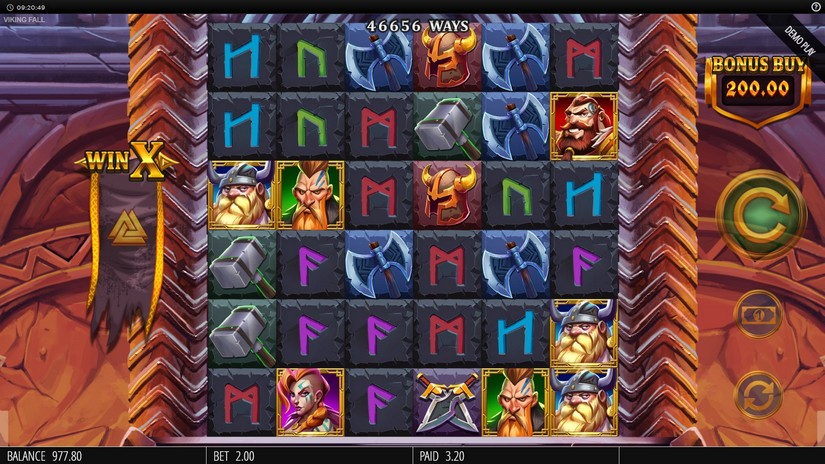 Viking Fall slot screen 3