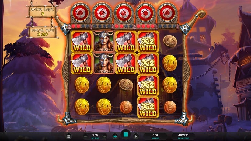Bloodaxe slot screen 9