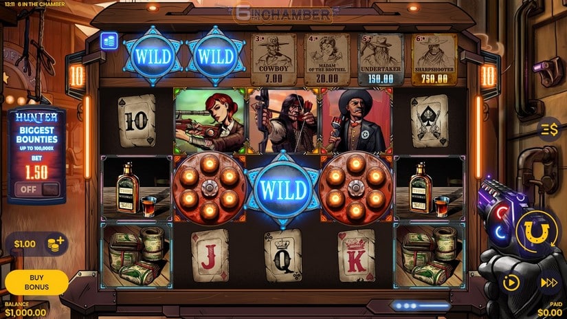 6 in the Chamber slot screen 1