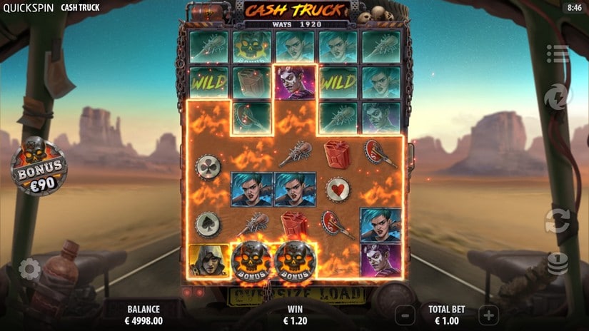 Cash Truck slot screen 2