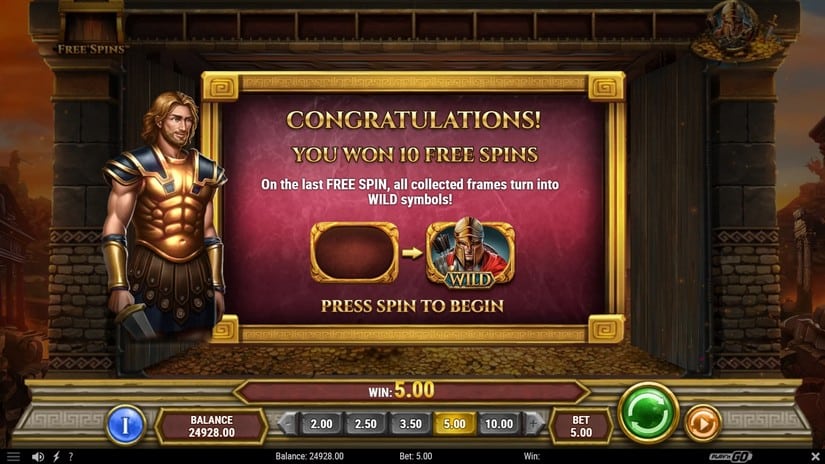 Gates of Troy slot screen 4
