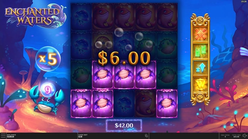 Enchanted Waters slot screen 4