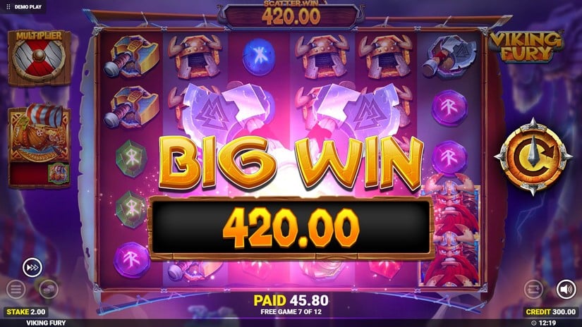 Viking Fury Spinfinity slot screen 5