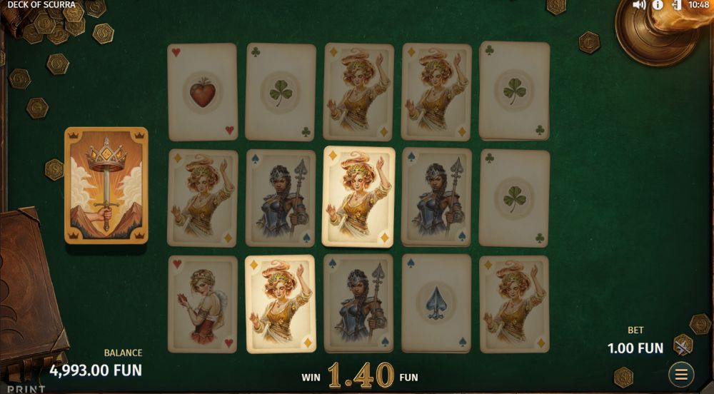 Deck of Scurra free slot