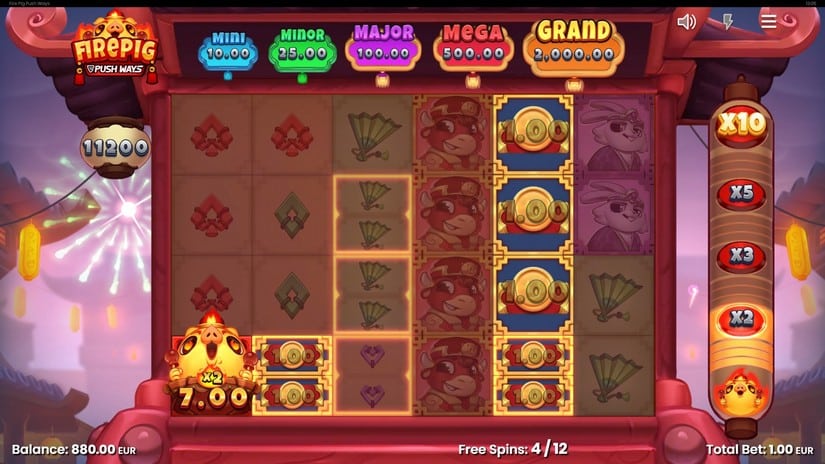 Fire Pig Push Ways slot screen 4