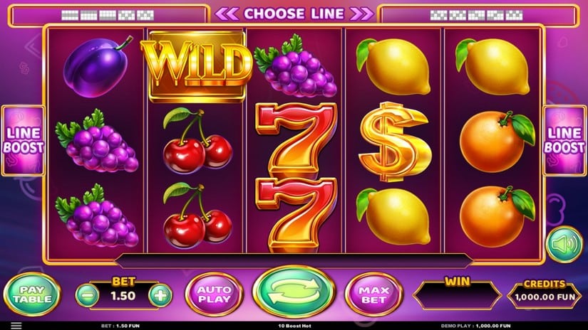 10 Boost Hot slot screen 1