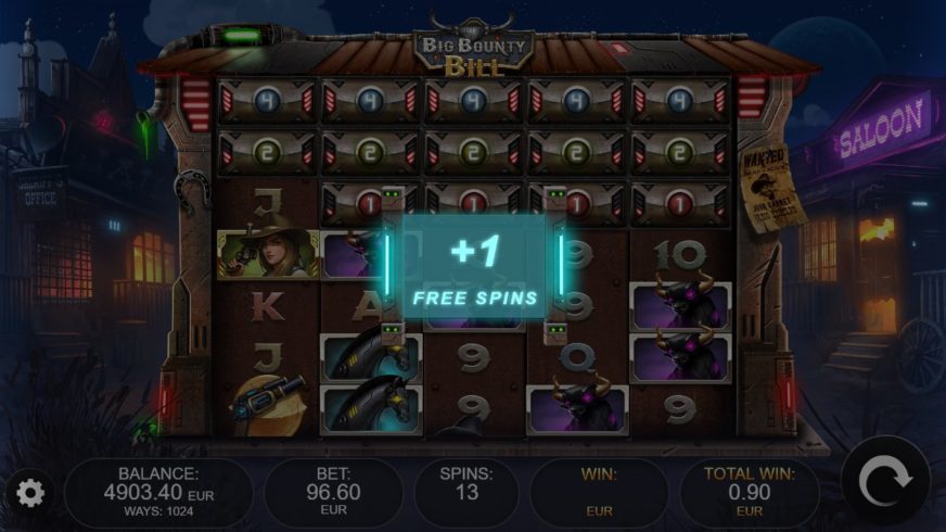 Big Bounty Bill slot screen 3