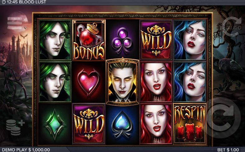 Blood Lust slot screen 1