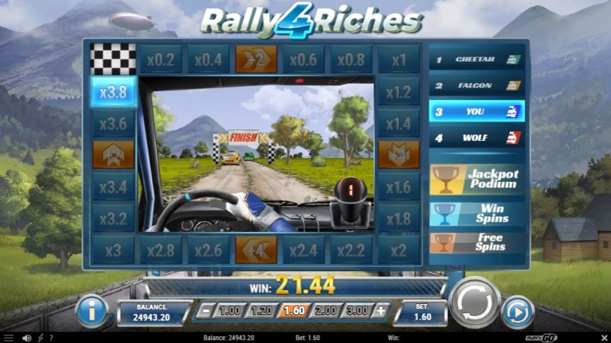 Rally 4 Riches slot screen 4